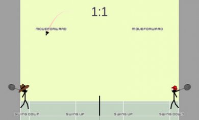 火柴人打羽毛球手游